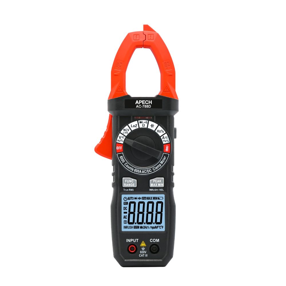 Ampe k&igrave;m APECH AC-788D True-RMS, đồng hồ Ampe k&igrave;m APECH AC 788D True RMS, APECH AC-788D Clamp Meter