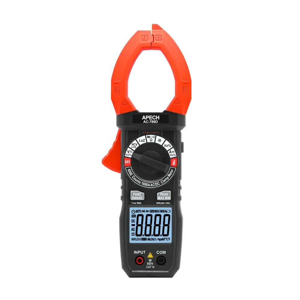 Ampe k&igrave;m APECH AC-789D True-RMS, đồng hồ Ampe k&igrave;m APECH AC 789D True RMS, APECH AC789D Clamp Meter