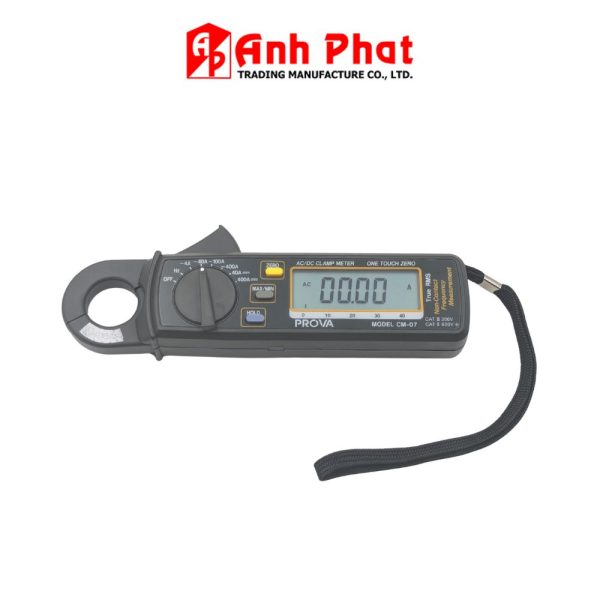 Ampe k&igrave;m PROVA CM-07 True-RMS, đồng hồ Ampe k&igrave;m PROVA CM07 True-RMS đo d&ograve;ng AC/DC, PROVA CM 07 Clamp Meter