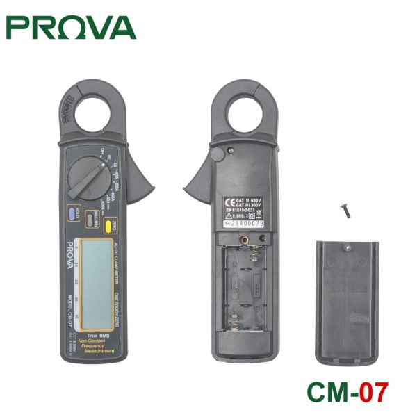 Ampe kìm PROVA CM-07 True-RMS, đồng hồ Ampe kìm PROVA CM07 True-RMS đo dòng AC/DC, PROVA CM 07 Clamp Meter