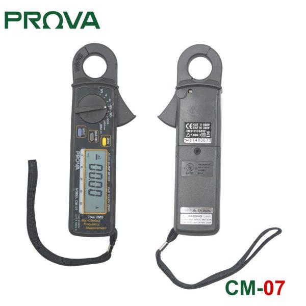 Ampe kìm PROVA CM-07 True-RMS, đồng hồ Ampe kìm PROVA CM07 True-RMS đo dòng AC/DC, PROVA CM 07 Clamp Meter