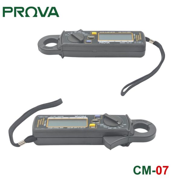 Ampe kìm PROVA CM-07 True-RMS, đồng hồ Ampe kìm PROVA CM07 True-RMS đo dòng AC/DC, PROVA CM 07 Clamp Meter