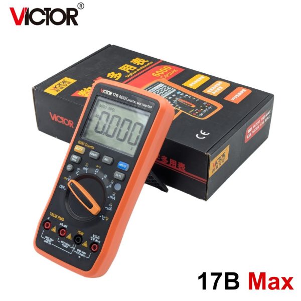 Đồng hồ vạn năng VICTOR 17B MAX True-RMS đo điện AC/DC, đồng hồ VOM VICTOR 17B-MAX, VICTOR 17B MAX Digital Multimeter