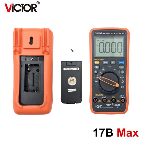 Đồng hồ vạn năng VICTOR 17B MAX True-RMS đo điện AC/DC, đồng hồ VOM VICTOR 17B-MAX, VICTOR 17B MAX Digital Multimeter