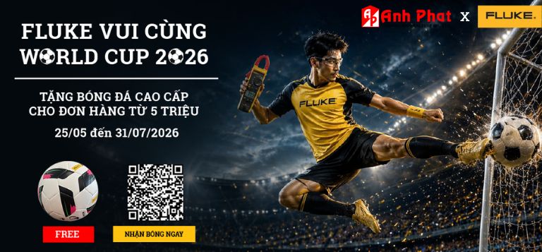 ANH PHÁT x FLUKE VUI CÙNG WORLD CUP 2026 tặng quả bóng đá