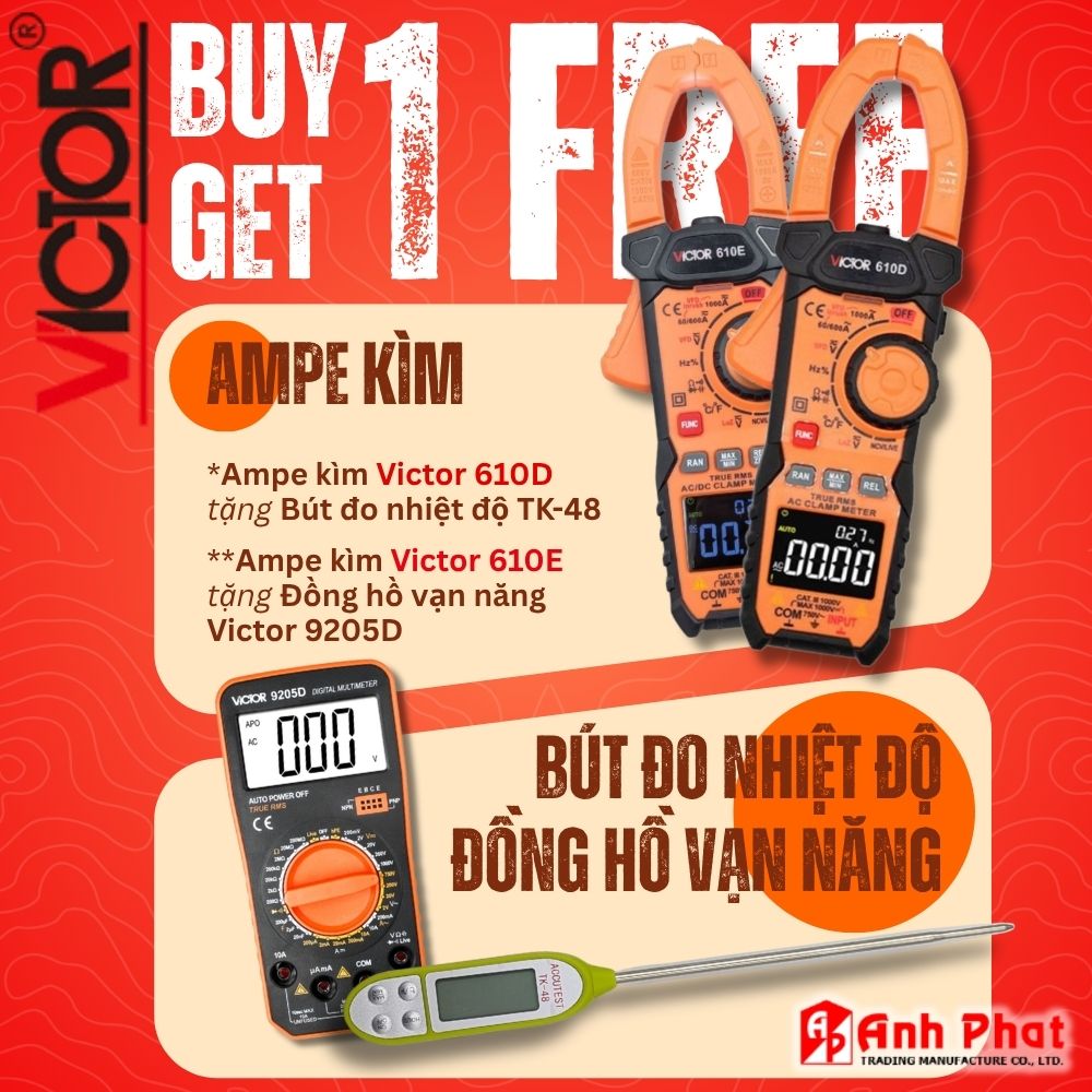 Mua Victor 610D và 610E tặng quà