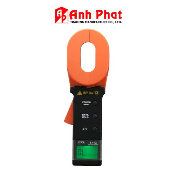 Ampe kìm đo điện trở đất VICTOR 6412, Ampe kìm đo điện trở tiếp địa VICTOR-6412, VICTOR 6412 earth resistance tester