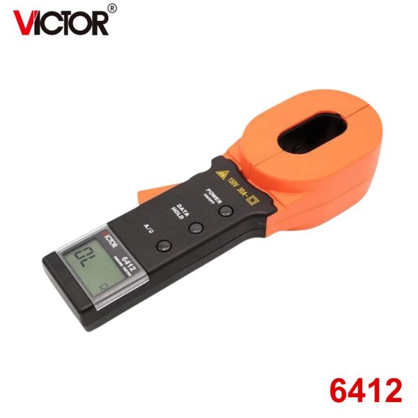 Ampe kìm đo điện trở đất VICTOR 6412, Ampe kìm đo điện trở tiếp địa VICTOR-6412, VICTOR 6412 earth resistance tester