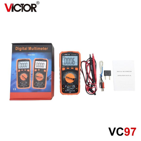 Đồng hồ vạn năng VICTOR VC97 True-RMS đo điện AC/DC, đồng hồ VOM AC/DC VICTOR VC 97 True RMS, VICTOR VC97 Digital Multimeter
