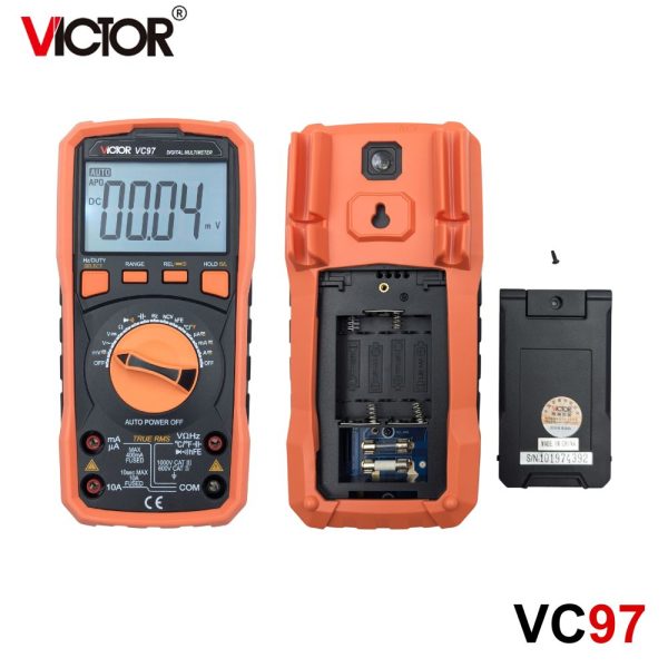 Đồng hồ vạn năng VICTOR VC97 True-RMS đo điện AC/DC, đồng hồ VOM AC/DC VICTOR VC 97 True RMS, VICTOR VC97 Digital Multimeter