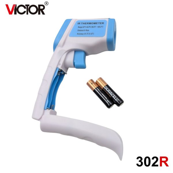 máy đo thân nhiệt VICTOR 302R cầm tay, nhiệt kế hồng ngoại VICTOR 302 R, VICTOR 302R infrared thermometer