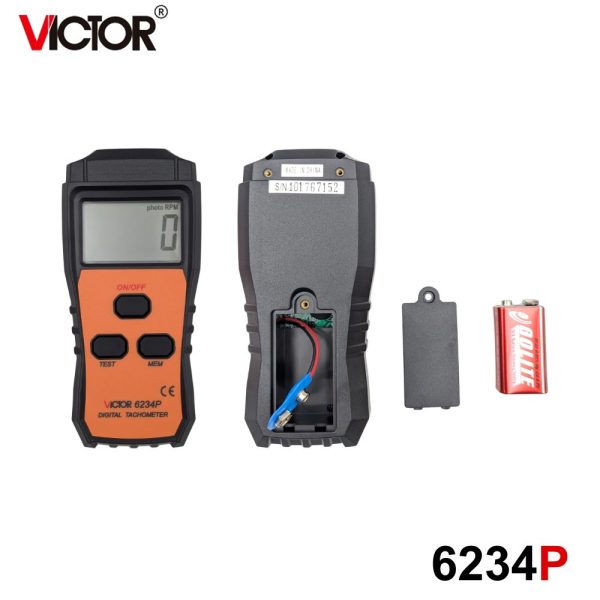 Máy đo tốc độ vòng quay không tiếp xúc VICTOR 6234P, máy đo RPM VICTOR-6234P, VICTOR 6234P Tachometer