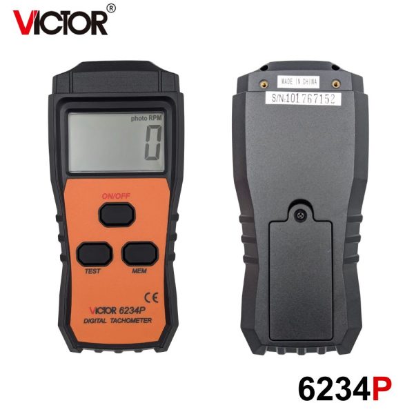 Máy đo tốc độ vòng quay không tiếp xúc VICTOR 6234P, máy đo RPM VICTOR-6234P, VICTOR 6234P Tachometer