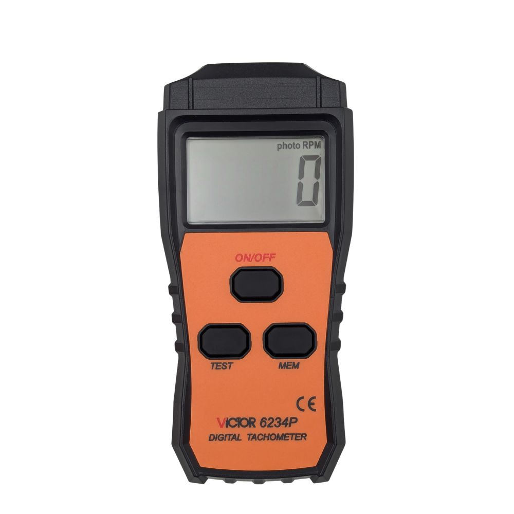 M&aacute;y đo tốc độ v&ograve;ng quay kh&ocirc;ng tiếp x&uacute;c VICTOR 6234P, m&aacute;y đo RPM VICTOR-6234P, VICTOR 6234P Tachometer